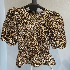 H&M leopard print top